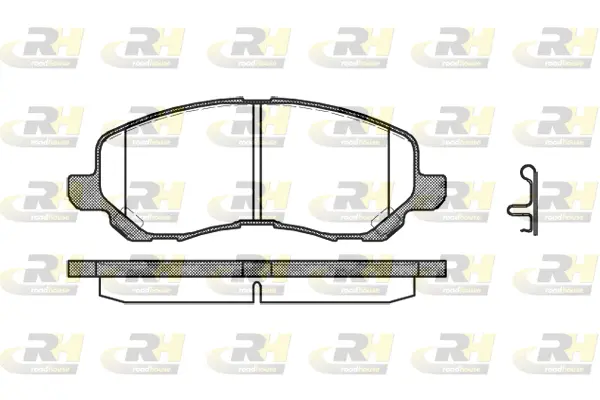 Brake Pad Set, disc brake (2804.12)