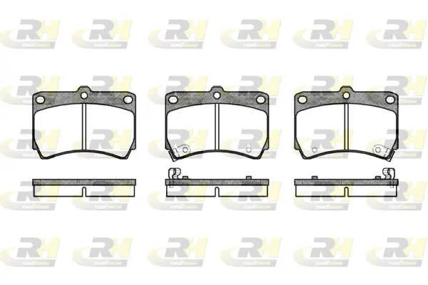 Brake Pad Set, disc brake (2212.12)