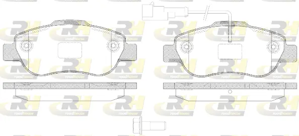 Brake Pad Set, disc brake (21100.21)