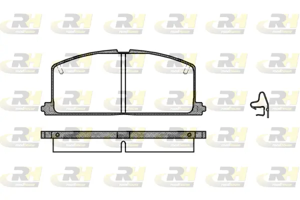 Brake Pad Set, disc brake (2167.04)