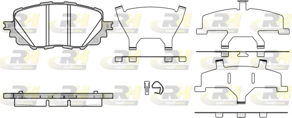 Brake Pad Set, disc brake (21708.00)