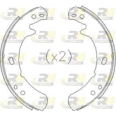 Brake Shoe, parking brake (4209.00)