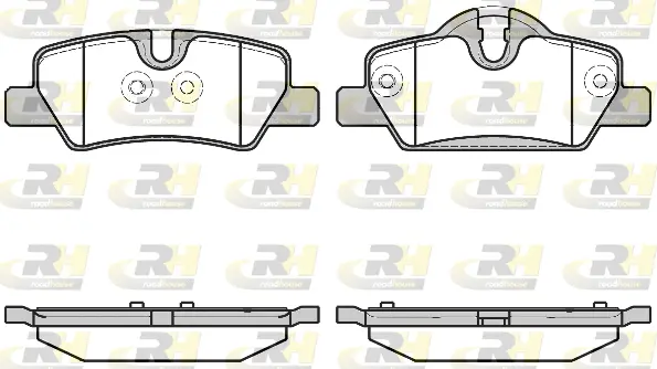 Brake Pad Set, disc brake (21600.00)