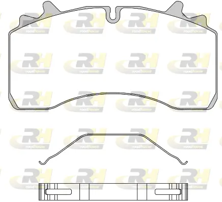Brake Pad Set, disc brake (JSX 21075.00)