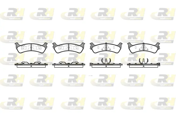 Brake Pad Set, disc brake (2617.12)