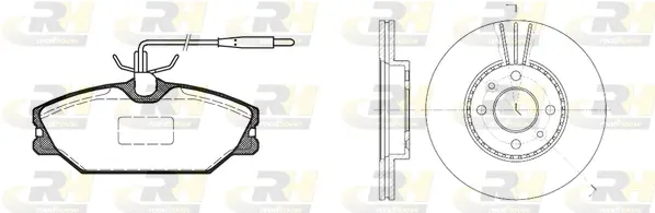 Brake Kit, disc brake (8208.01)