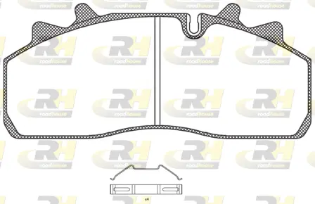 Brake Pad Set, disc brake (JSX 21254.00)