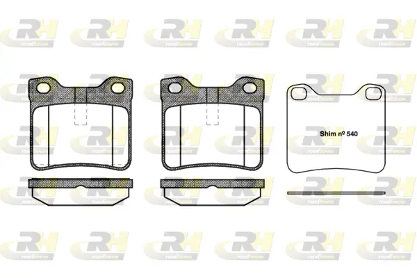 Brake Pad Set, disc brake (2321.10)