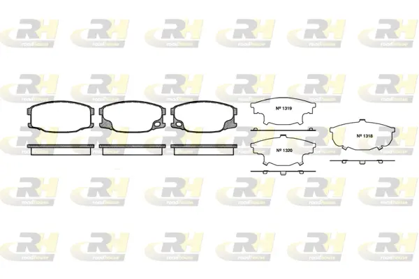 Brake Pad Set, disc brake (21037.00)