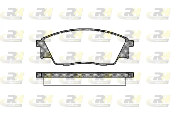 Brake Pad Set, disc brake (2307.00)