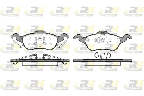 Brake Pad Set, disc brake (2691.00)