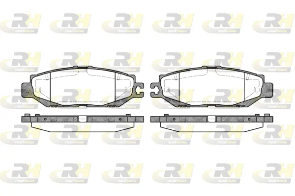 Brake Pad Set, disc brake (2457.00)