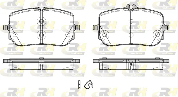 Brake Pad Set, disc brake (21835.00)