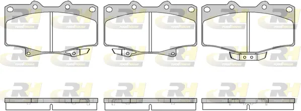 Brake Pad Set, disc brake (2429.14)