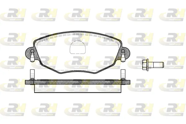 Brake Pad Set, disc brake (2776.00)