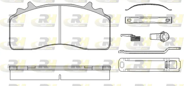 Brake Pad Set, disc brake (JSX 21841.80)