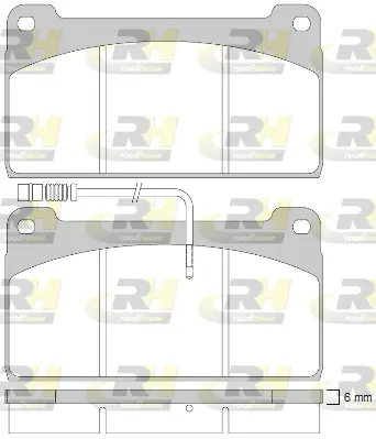 Brake Pad Set, disc brake (JSX 2823.41)
