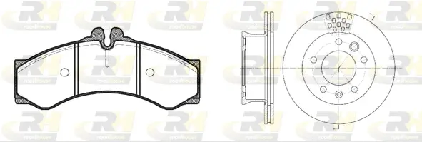 Brake Kit, disc brake (8614.00)