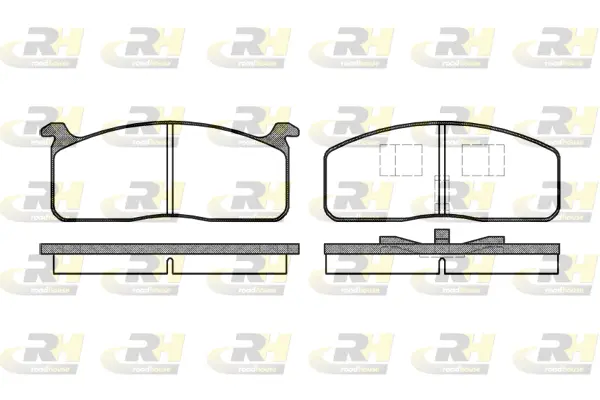 Brake Pad Set, disc brake (2120.00)