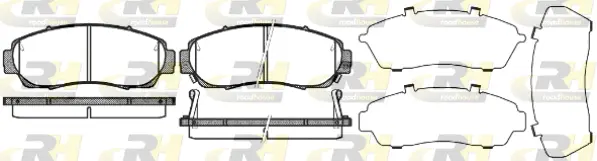 Brake Pad Set, disc brake (21171.12)