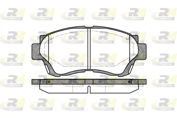 Brake Pad Set, disc brake (2370.00)