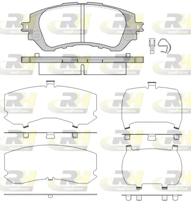 Brake Pad Set, disc brake (21558.00)