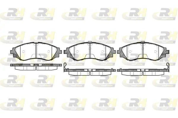Brake Pad Set, disc brake (2645.12)