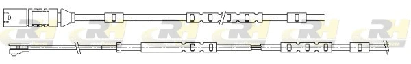 Warning Contact, brake pad wear (001161)