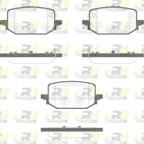 Brake Pad Set, disc brake (21987.02)