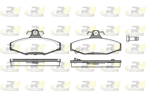 Brake Pad Set, disc brake (2335.02)