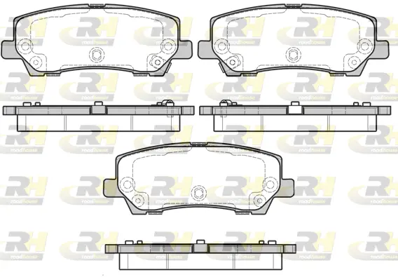 Brake Pad Set, disc brake (21621.15)