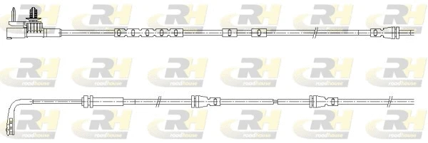 Warning Contact, brake pad wear (001187)