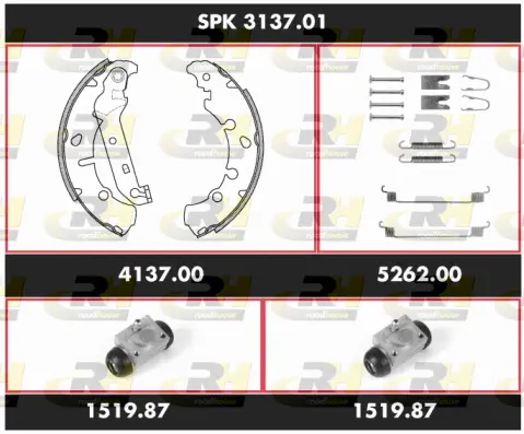 Brake Kit, drum brake (SPK 3137.01)