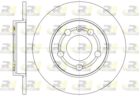 Brake Disc (6718.00)