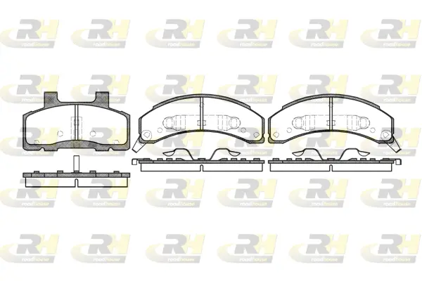 Brake Pad Set, disc brake (2518.02)