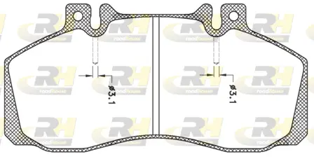 Brake Pad Set, disc brake (JSX 2245.00)