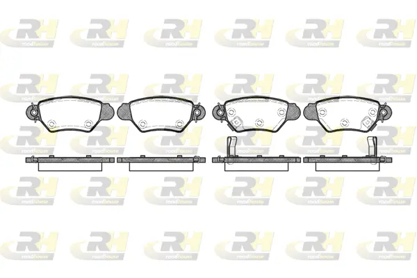 Brake Pad Set, disc brake (2685.02)