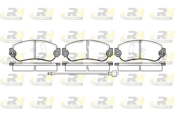 Brake Pad Set, disc brake (2031.06)