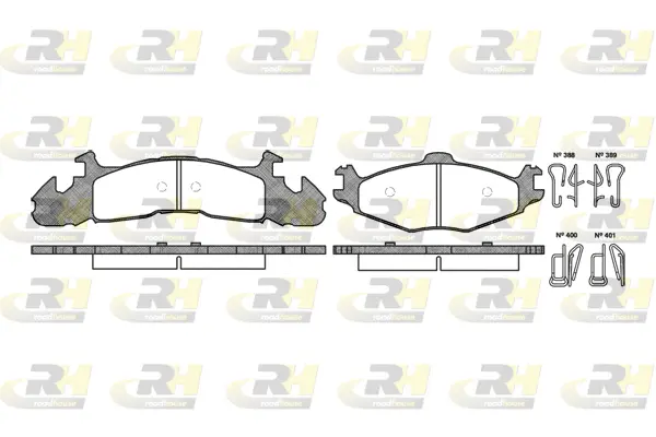 Brake Pad Set, disc brake (2524.00)