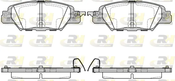 Brake Pad Set, disc brake (21677.00)