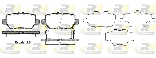 Brake Pad Set, disc brake (21168.02)