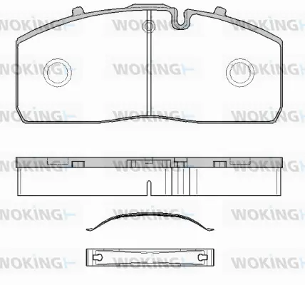 Brake Pad Set, disc brake (JSX 21790.00)