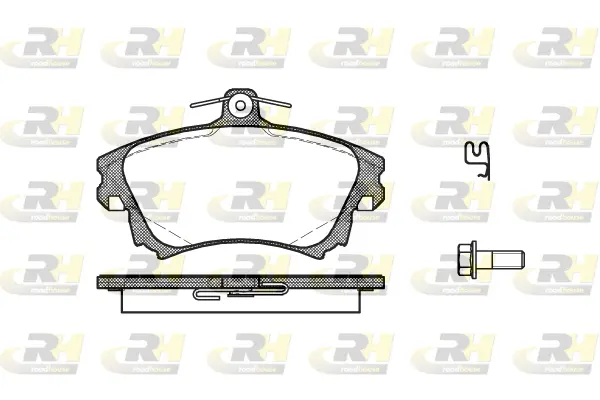 Brake Pad Set, disc brake (2708.02)