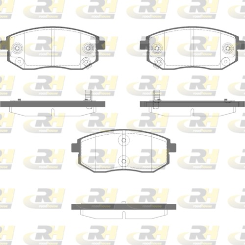 Brake Pad Set, disc brake (21981.02)