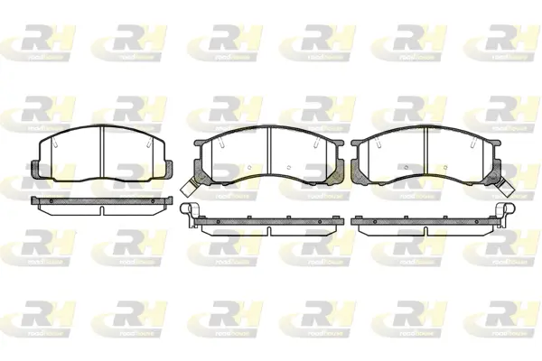 Brake Pad Set, disc brake (2306.32)
