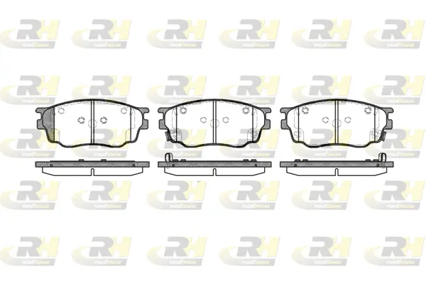 Brake Pad Set, disc brake (2800.22)