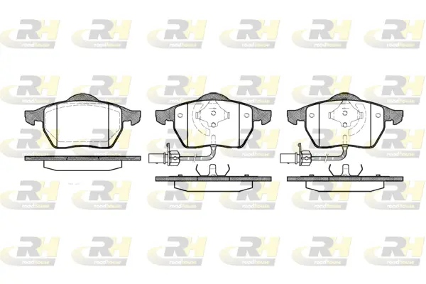 Brake Pad Set, disc brake (2390.22)