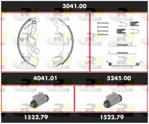 Brake Kit, drum brake (3041.00)