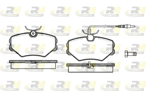 Brake Pad Set, disc brake (2500.02)
