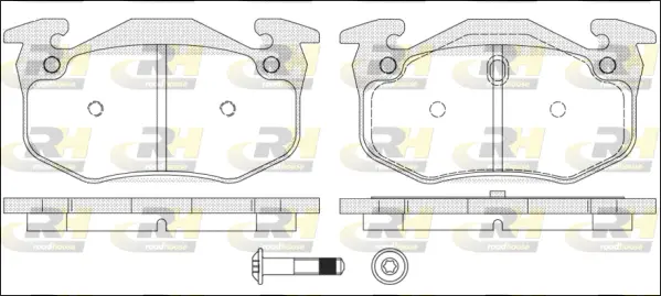 Brake Pad Set, disc brake (2144.70)